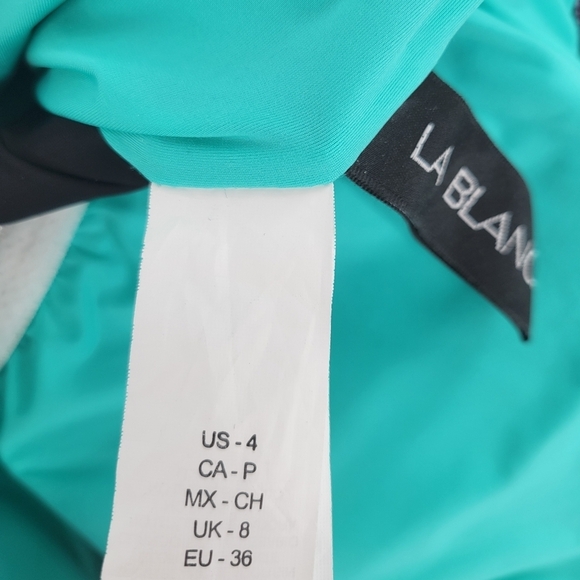 LA BLANCA By The Sea One Shoulder Swimsuit One piece Size 4 New Floral - Picture 6 of 6